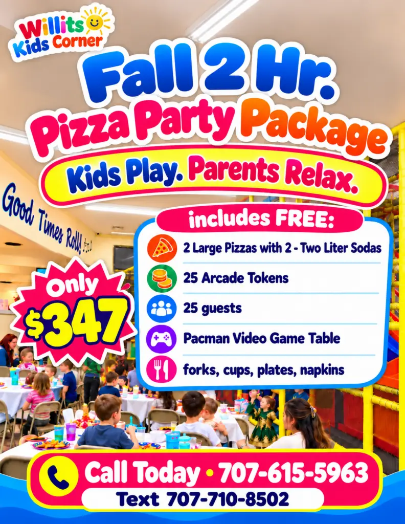 2 Hour Pizza Party